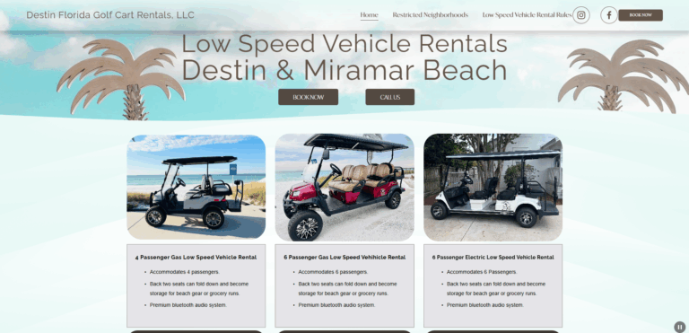 Destin Florida Golf Cart Rentals
